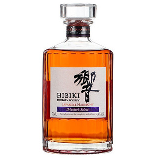 三得利（Suntory）响(Hibiki) 大师精选雪莉桶 日本原装进口调和威士忌 700ml