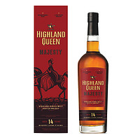 HIGHLAND QUEEN高地女王 洋酒 苏格兰威士忌 14年雪莉桶单一麦芽 700ml
