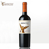 MONTES 蒙特斯 智利原瓶进口 精选金天使14度 赤霞珠干红葡萄酒 750ml 单支