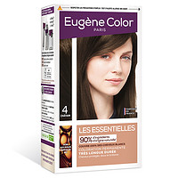 Eugene Color PLUS：EUGENE COLOR 琉色植物精油染发膏（E4流行棕色）*3件