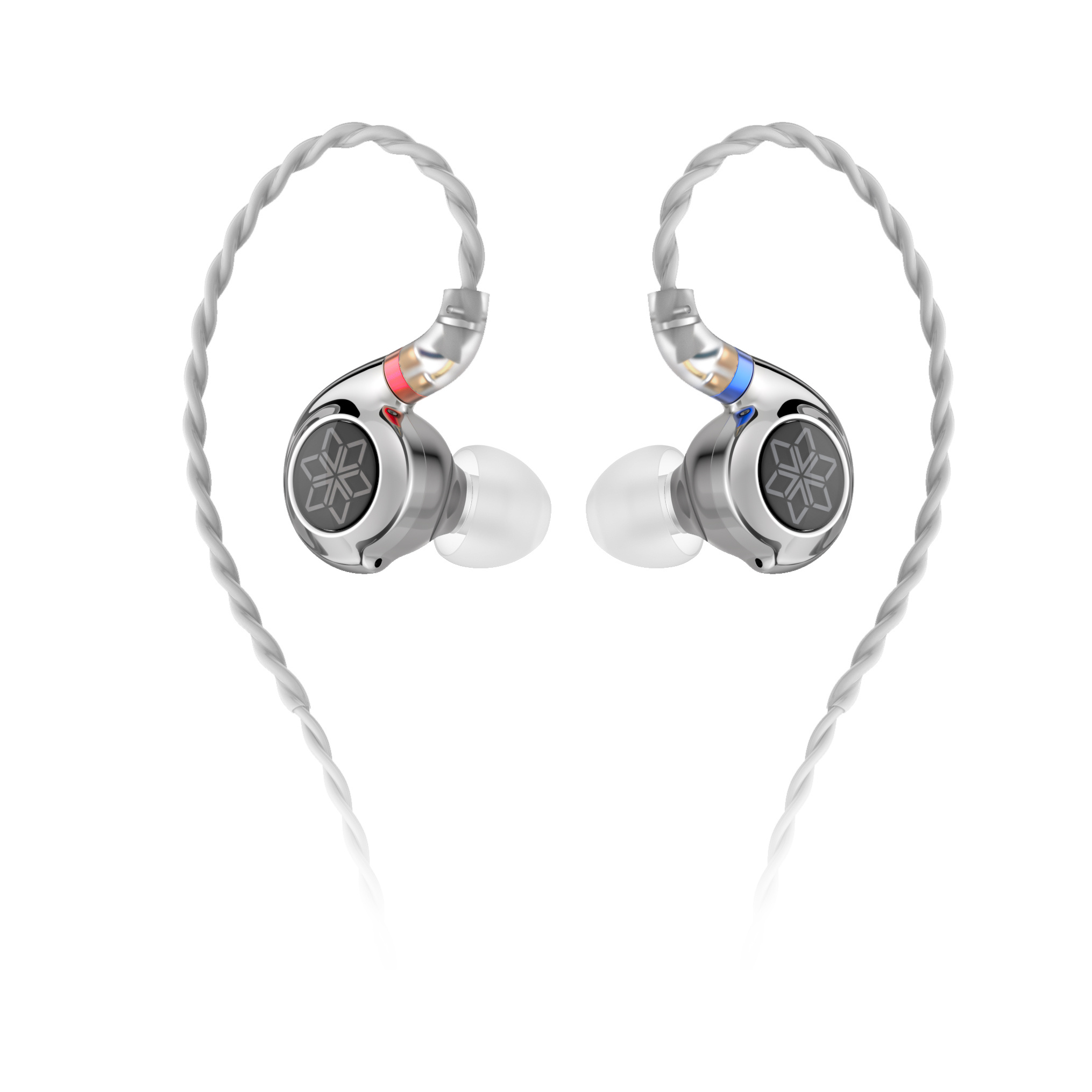 FiiO 飞傲 FD11 入耳式动圈有线耳机 银色 3.5mm