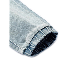 Levi's李维斯童装夏季新品男童梭织长裤儿童渐变色牛仔裤子 圣-得西蓝 110/50(4)