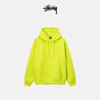 STUSSY斯图西 春款前胸刺绣logo纯色连帽卫衣 23春夏新款
