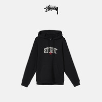 STUSSY斯图西 刺绣logo休闲连帽卫衣