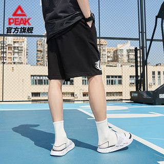 匹克短裤男2023官方夏季针织透气薄款休闲跑步健身潮流运动五分裤 灰蓝（DF322161款） 170/M