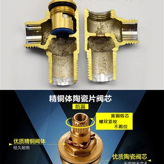 JOMOO九牧全铜加厚角阀冷热水三角阀套餐热水器马桶止水阀八字开关角阀 官方直营●加长款单热角阀●十年质保●送生料带