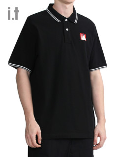 it :CHOCOOLATE男装短袖polo衫夏季休闲简约套头衫1268X
