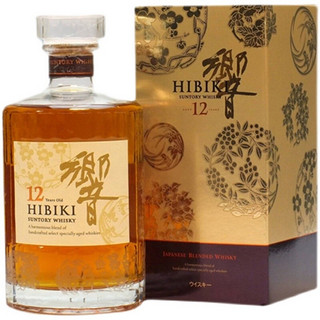 HIBIKI 響 响（Hibiki）和风醇韵 日本调和型威士忌 700ml 原装进口洋酒三得利威士忌 响12年花鸟限量版