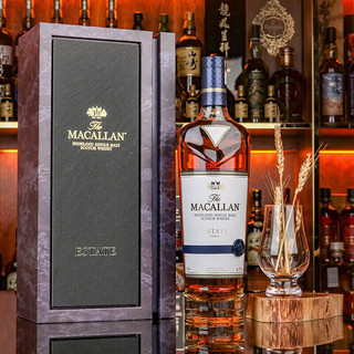 麦卡伦（MACALLAN） 精神庄园 奢想湛黑 苏格兰 单一麦芽威士忌 洋酒 进口酒水 酒庄珍藏  700ml