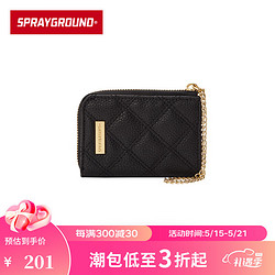 SPRAYGROUND 2022新款包包女轻奢钱包男SG轻便卡包潮牌百搭通勤情人节礼物 红色