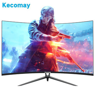 凯科迈 32英寸显示器曲屏4K 双模式144HZ