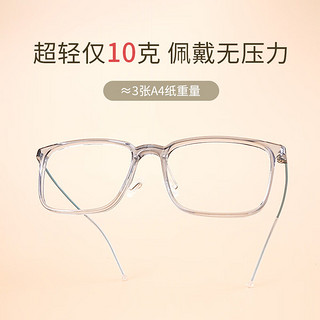winsee 万新 1.60 MR-8超薄防蓝光镜片（阿贝数40）+多款眼镜架可选
