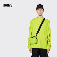 RAINS 单肩包斜挎包手提包防水运动包小号 Box Bag Micro 荧光青绿