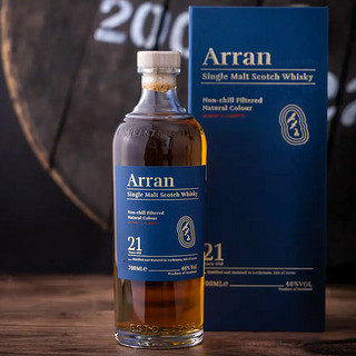 艾伦（Arran）御玖轩 艾伦（Arran）苏格兰单一麦芽威士忌进口洋酒700ml 21年
