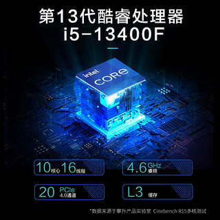 IPASON 攀升 战神2 酷睿i5设计师（13代i5-13400F GTX1650 4G显卡 16G 512GSSD WiFi6 Win11）