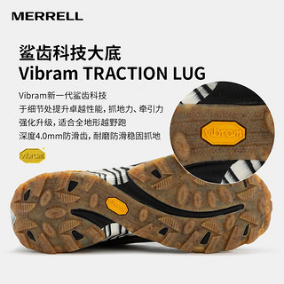 MERRELL 迈乐 经典越野跑鞋女MOAB SPEED新款轻便防滑耐磨徒步鞋J067094 J067013  黑白（男） 43