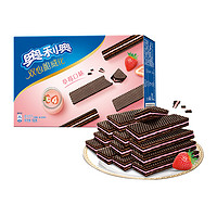 OREO 奥利奥 双心脆可可威化饼干草莓口味192g*1盒