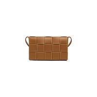 BOTTEGA VENETA 葆蝶家 CASSETTE系列 男士牛皮革斜挎包 758105V39K02636 原木色/自然色