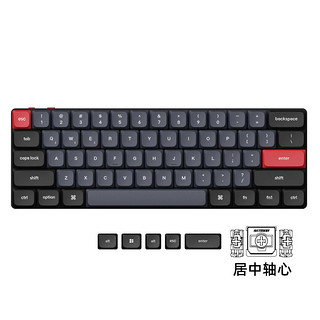 Keychron K9 Pro-B 61键 蓝牙双模无线机械键盘 热插拔 黑色 佳达降矮轴2.0 茶轴 RGB
