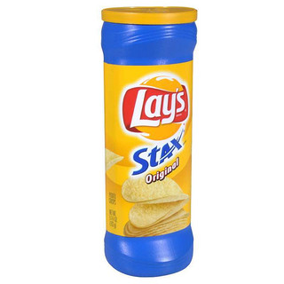 Lay's 乐事 薯片休闲零食膨化食品 墨西哥进口 经典原味桶装薯片163g