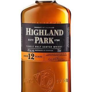 高原骑士（Highland Park）12年 原装进口单一麦芽苏格兰威士忌洋酒 保税仓直发 高原骑士12年-700ml包装瑕疵