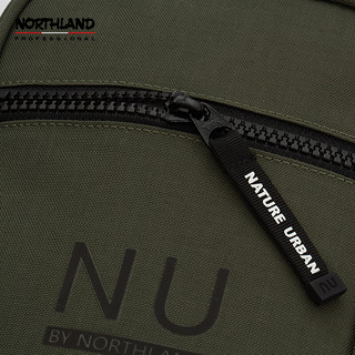 诺诗兰时尚休闲挎包多口袋实用潮流户外包NXBBT0601S 枪灰绿色