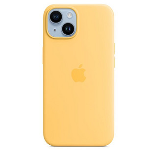 Apple 苹果 14  专用 agSafe 硅胶保护壳 iPhone保护套 - 石莲蓝色 保护套 手机套 手机壳
