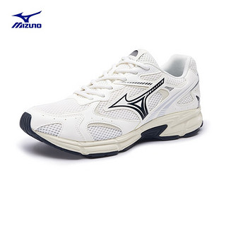 Mizuno 美津浓 Speed 2K 中性跑鞋 D1GH222911 棉白/黑色/笋色 36.5