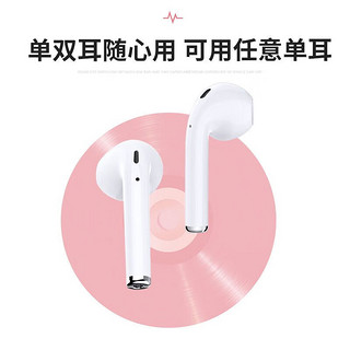 小米（MI）适用蓝牙耳机可爱女生款无线适用于苹果华为vivo小米 自动配对+双耳白色+降噪+小雨衣