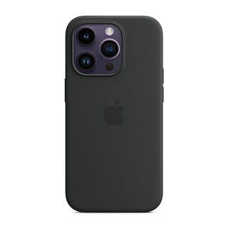 Apple 苹果 iPhone 14 Pro 专用 MagSafe 硅胶保护壳 - 午夜色 保护套 手机套 手机壳
