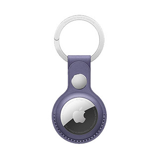 AirTag 紫藤色皮革钥匙扣 - Apple (中国大陆)