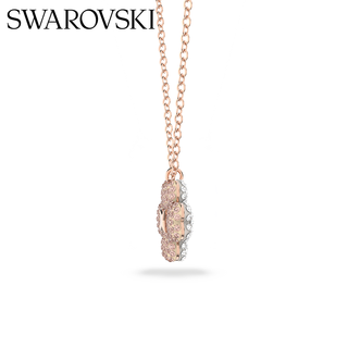 SWAROVSKI 施华洛世奇 Latisha系列 5636489 四叶草项链 38cm 玫瑰金色