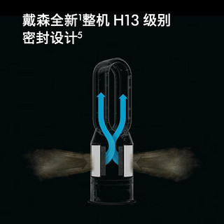 dyson 戴森 PH03净化器 空气净化风扇 净化无雾加湿循环三合一家净化过敏原 滤除花粉 宠物毛发 黑镍色