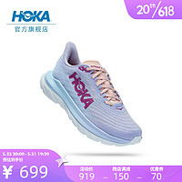 HOKA ONE ONE 男女款马赫5公路跑步鞋Mach5轻便透气减震回弹耐磨 薰衣草紫  / 夏之歌蓝-女 46/295mm