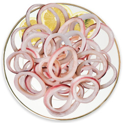 鸿顺 鱿鱼圈500g/包 鲜捕速冻 海鲜水产 烧烤火锅食材