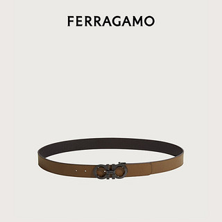 菲拉格慕 Ferragamo) 男士GANCINI双面可调式腰带 0705614_C  _ 90礼盒