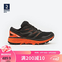 DECATHLON 迪卡侬 跑步鞋男女轻盈缓震抓地户外运动越野鞋RUNT黑-红40 4103572