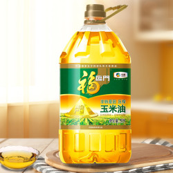 福临门 非转基因黄金产地玉米油 5l/桶 健康压榨 纯香食用油