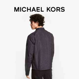 MICHAEL KORS 迈克·科尔斯 MK Logo 字母印花休闲短款夹克外套男装