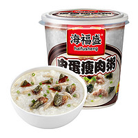 海福盛 速食粥皮蛋瘦肉粥37g×1杯冲泡即食早餐方便食品夜宵八宝粥