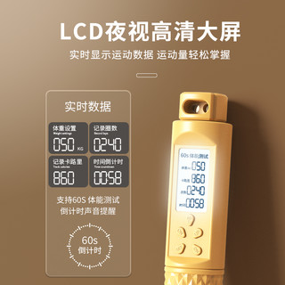华为云无绳跳绳子健身减肥运动男女专业用燃脂电子计数负重款成人 -体测无绳大球+中球+长绳暴汗减肥三合一