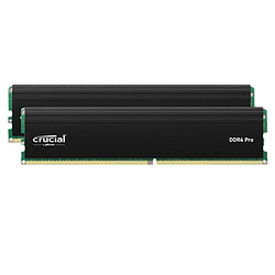 Crucial 英睿达 Pro系列 DDR4 3200MHz 台式机内存条 64GB（32GBX2）套条