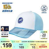 斯凯奇帽子汉口二厂联名2023夏季新款透明帽檐防晒棒球帽L223K013 浅天蓝/02P7 S /50-52CM