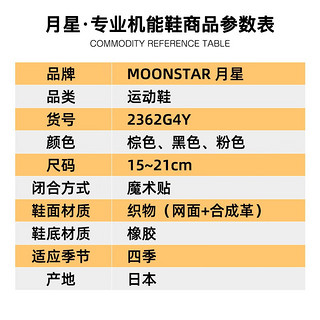 月星童鞋 日本制进口 23年春季新款幼儿园室内鞋居家机能鞋休闲运动鞋 粉色 内长20cm(31.5码)