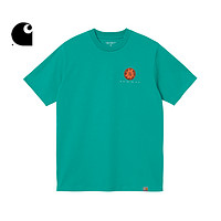 Carhartt WIP短袖T恤男装春夏复古广告橘子切面图案印花030184I