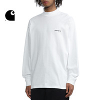 Carhartt WIP长袖T恤男装春夏经典LOGO字母刺绣立领简约029591H
