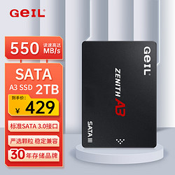 GeIL 金邦 2TB SSD固态硬盘550MB/S