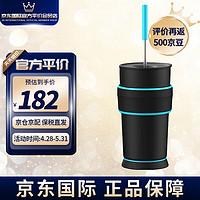 孔雀(Peacock)保温杯吸管杯运动水杯316不锈钢杯子绿色便携户外健身电竞游戏装备 ATX-R 蓝色 550ml