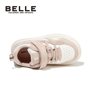 百丽（Belle）童鞋女童运动鞋2023春季新款儿童时尚百搭低帮板鞋男童透气休闲鞋 黑色 26码 适合脚长约15.7-16.2cm