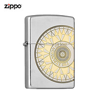 Zippo之宝打火机美国正品镀银罗盘防风高档煤油机送男友七夕Zippo